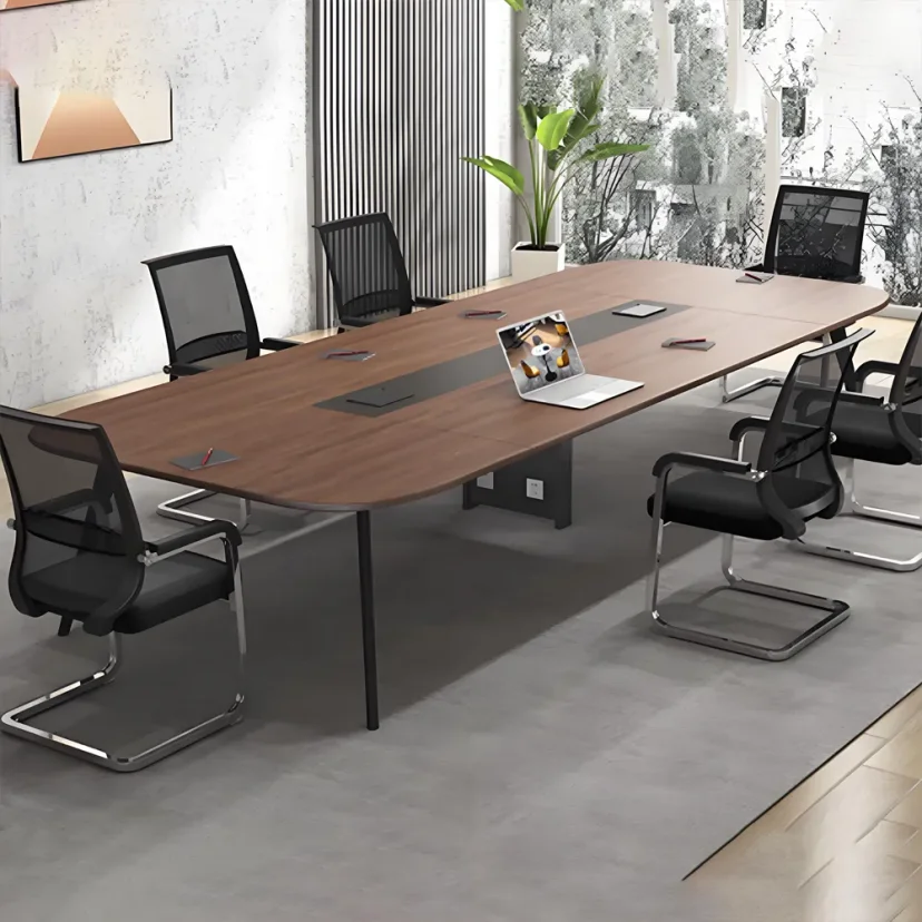 Large Rounded Edge Conference Desk - Maoters
