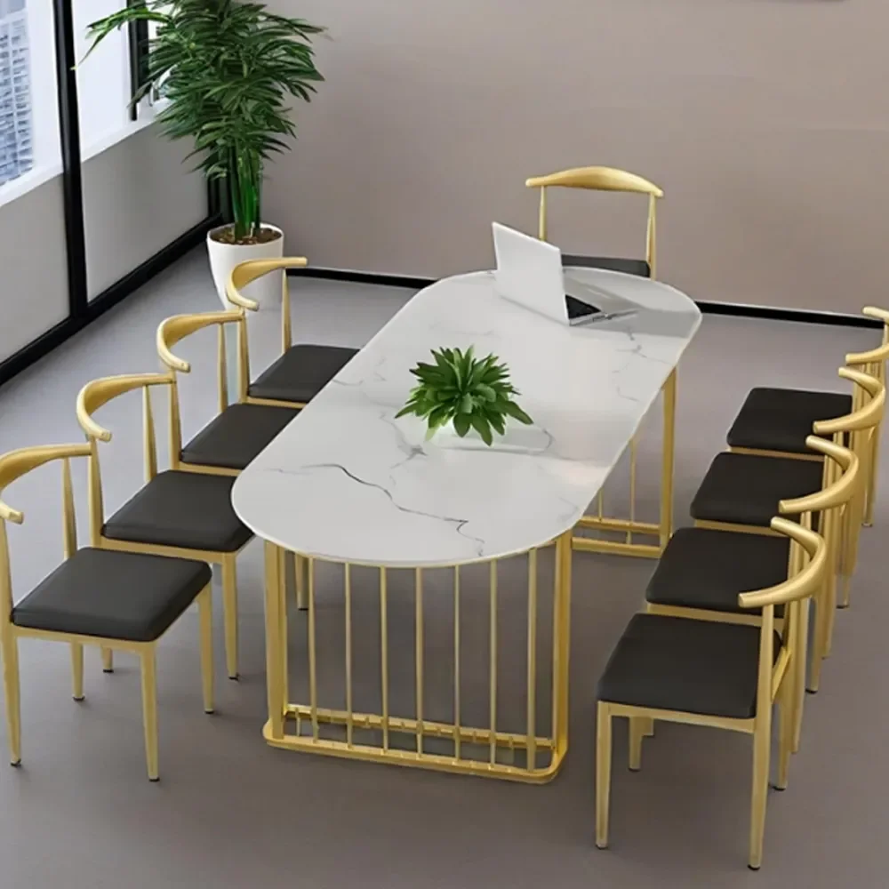 Office Marble Oval Conference Table - Maoters