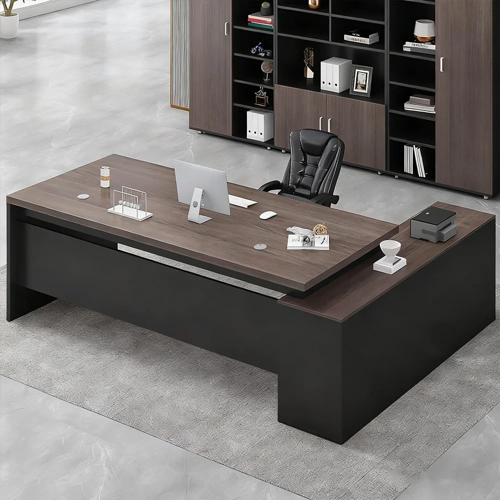 Office Furniture L-Shaped Executive Desk - Maoters