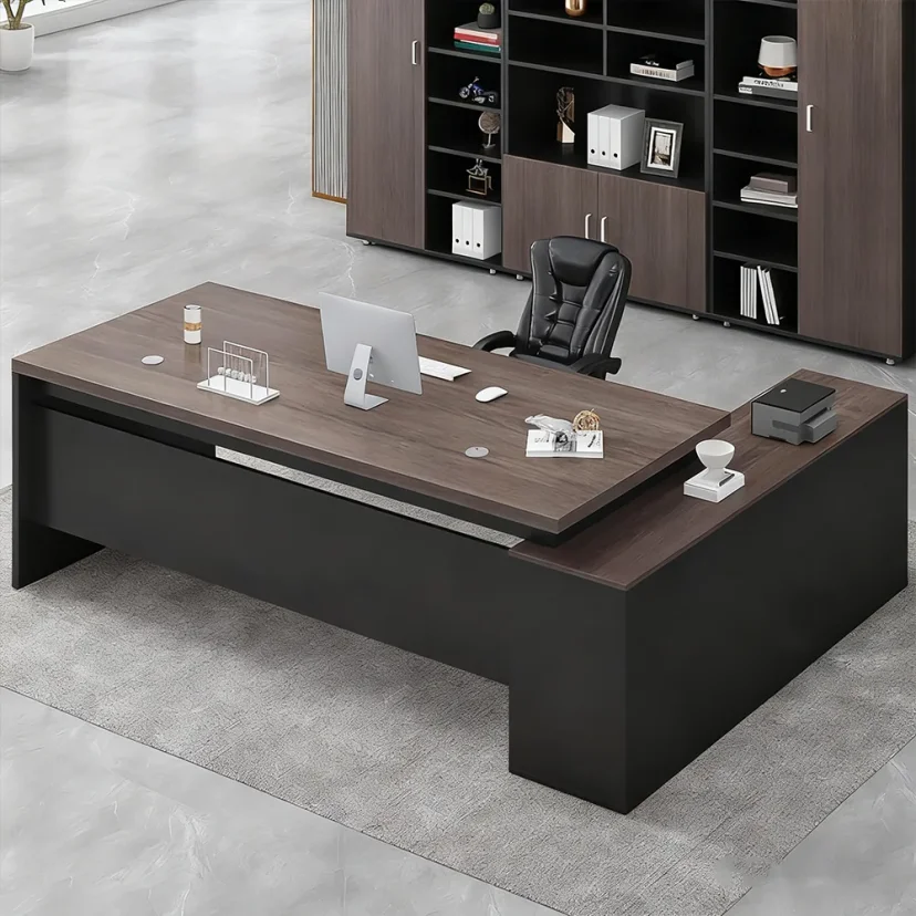 Office Furniture L-Shaped Executive Desk - Maoters