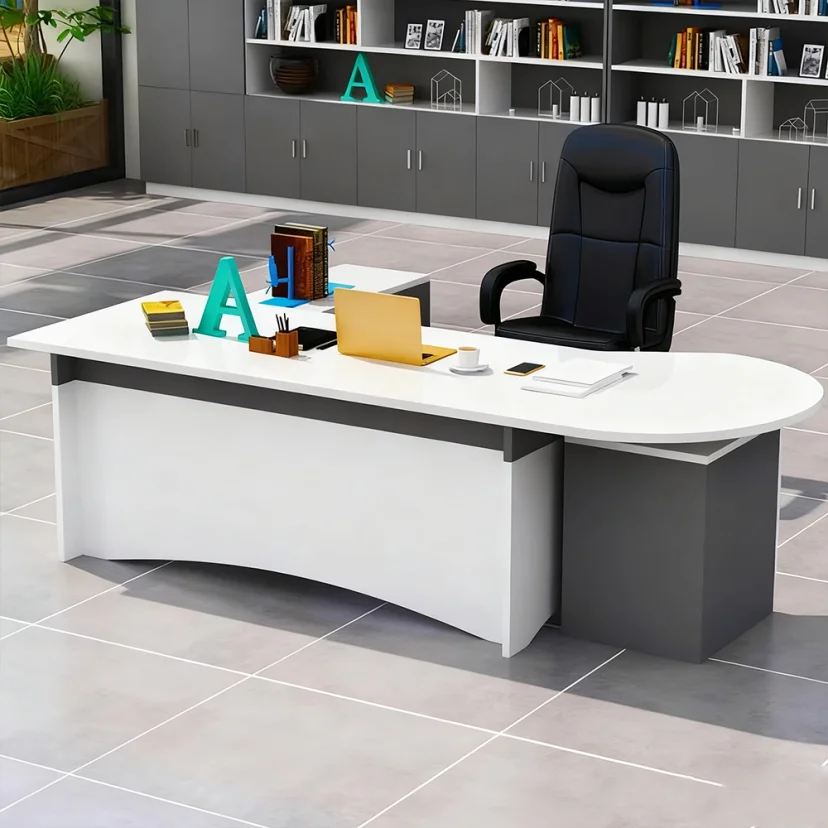 Modern Office L-Shaped Executive Desk - Maoters