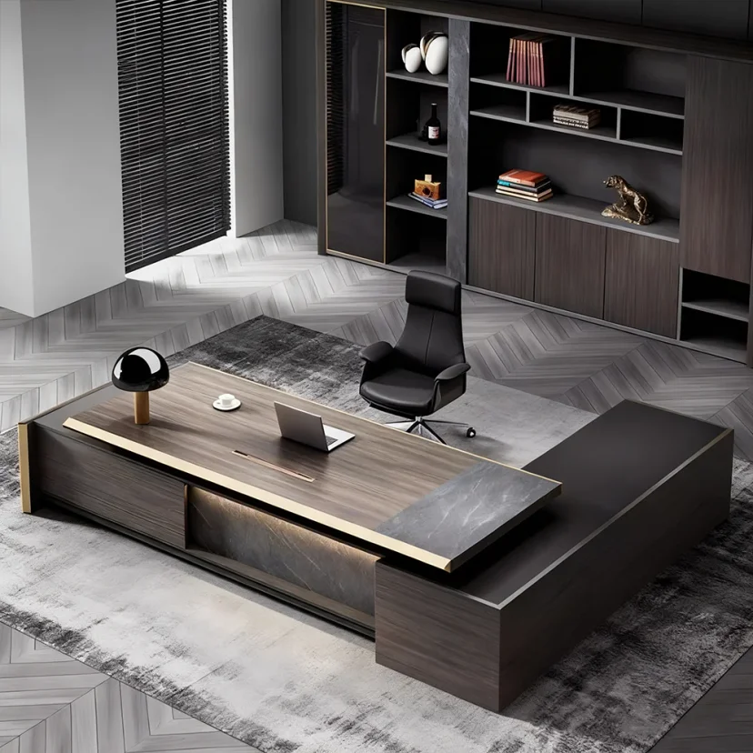 Executive Office Desk – Simple, Modern & Grand