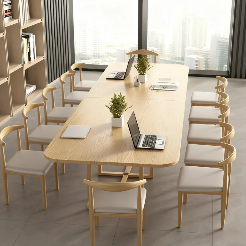 Office Meeting Room Wood Conference Table - Maoters