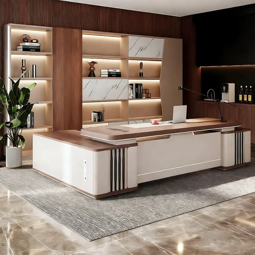 Executive Office L-Shaped Manager Desk - Maoters