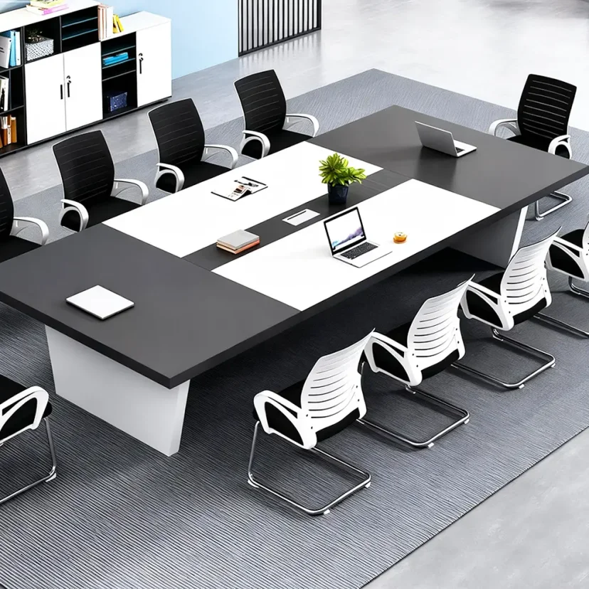 Long Rectangular Office Negotiation Table - Maoters