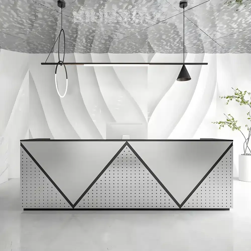 Simple Modern Light Luxury Reception Desk - Maoters