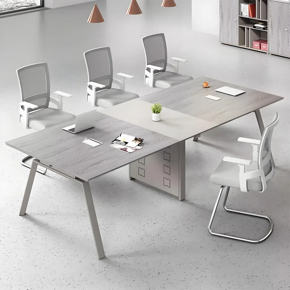 Modern Executive Conference Table with Angled Legs - Maoters