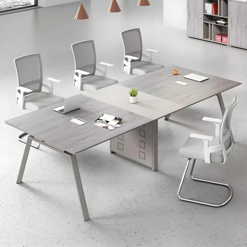 Modern Executive Conference Table with Angled Legs - Maoters