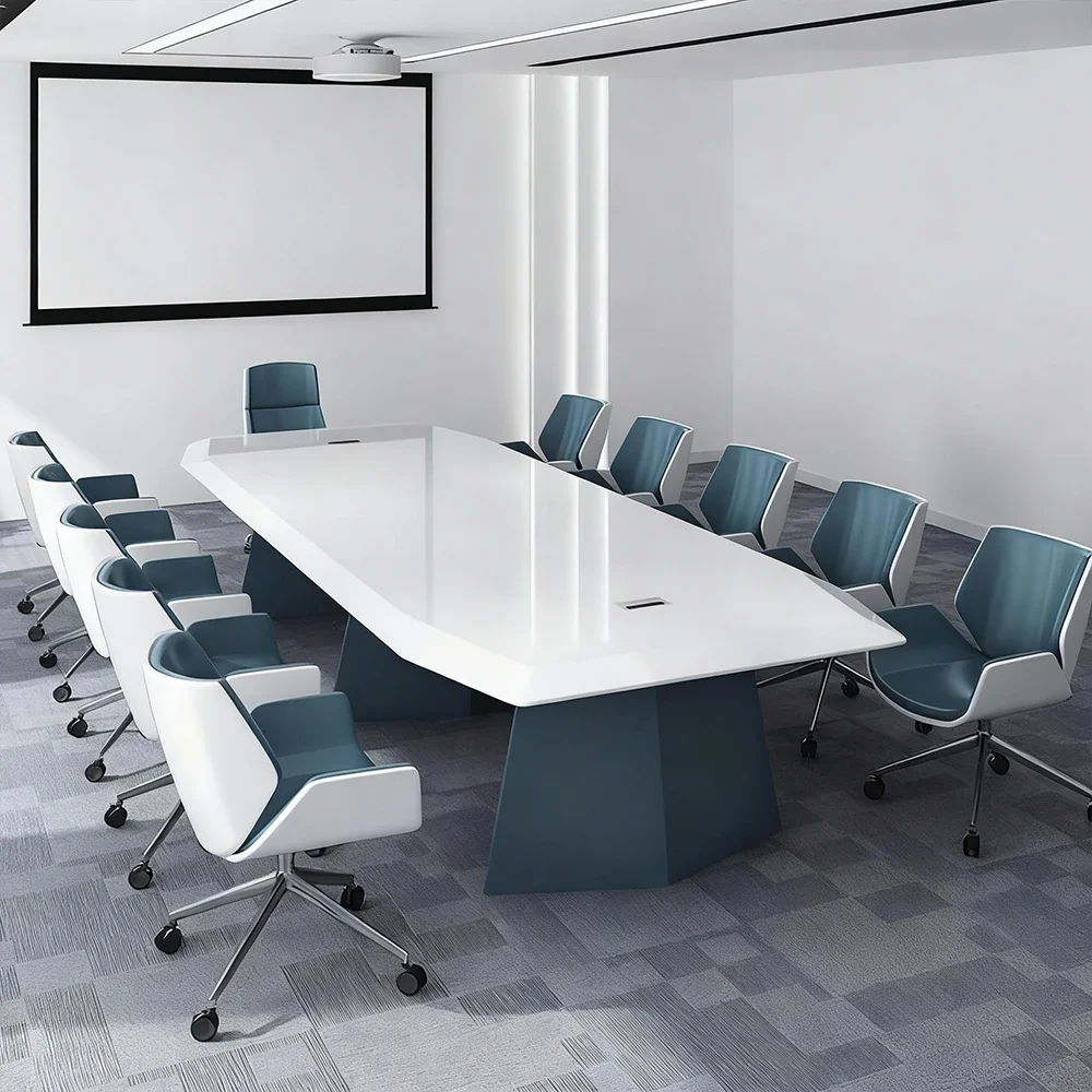 Large Modern Minimalist Boardroom Table - Maoters