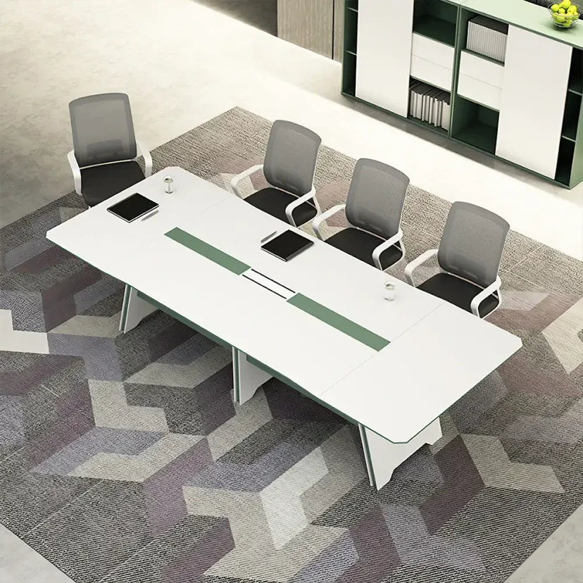 Contemporary Rectangular Conference Table