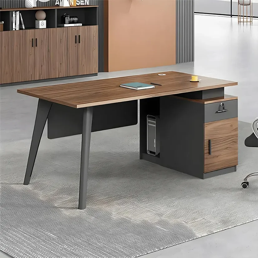 Small Executive Side Cabinet Desk - Maoters