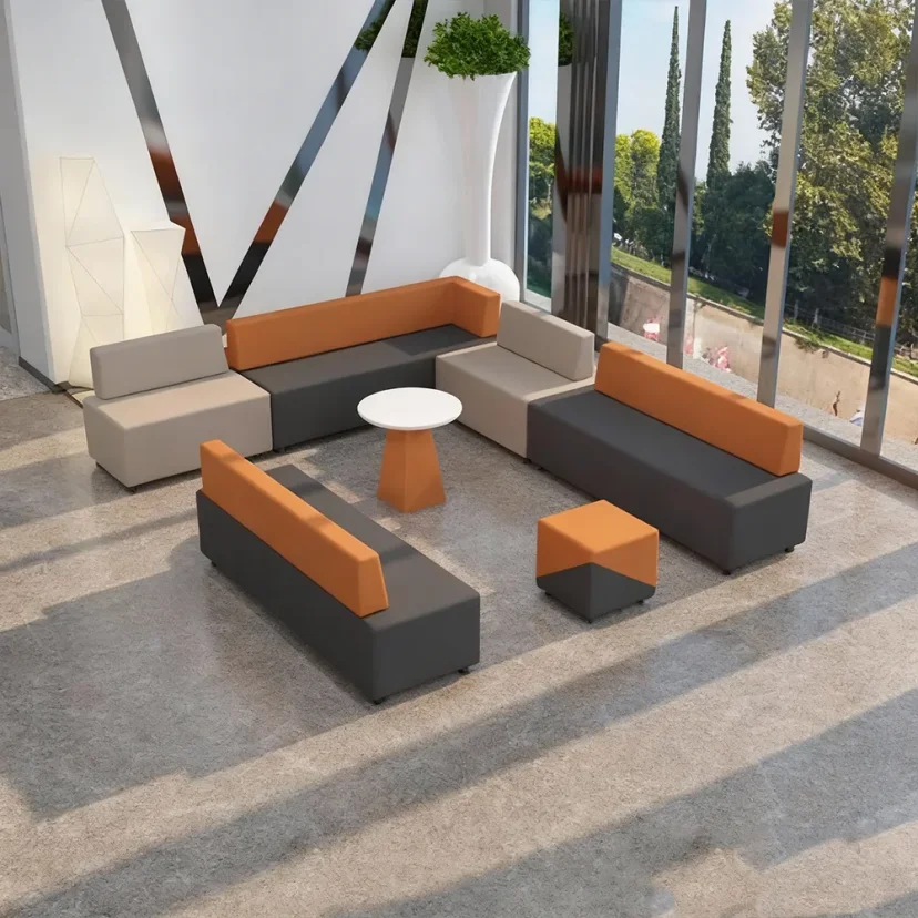 Company Reception Area Modular Office Sofa - Maoters