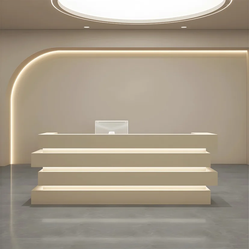 Modern Hotel Lobby Creative Reception Desk - Maoters