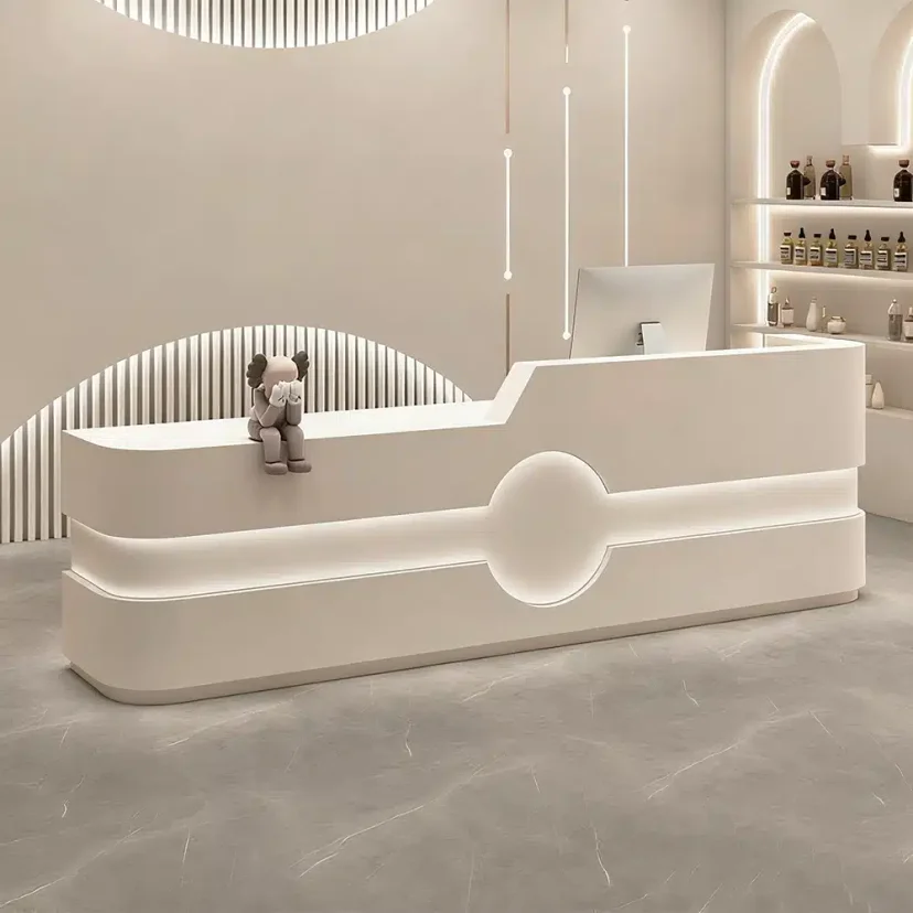 Simple Modern Creative Reception Desk - Maoters