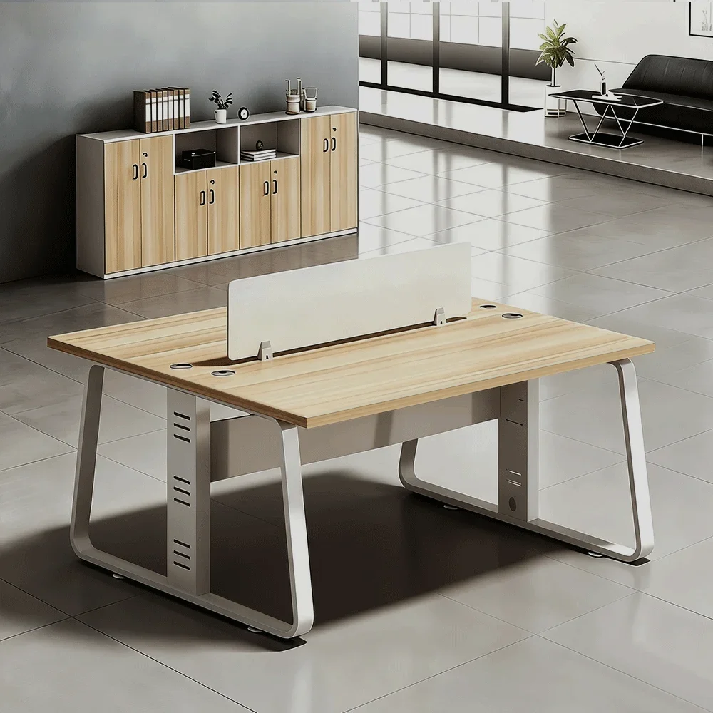Fully Upgraded Flexible Combo Two Person Desk – Maoters