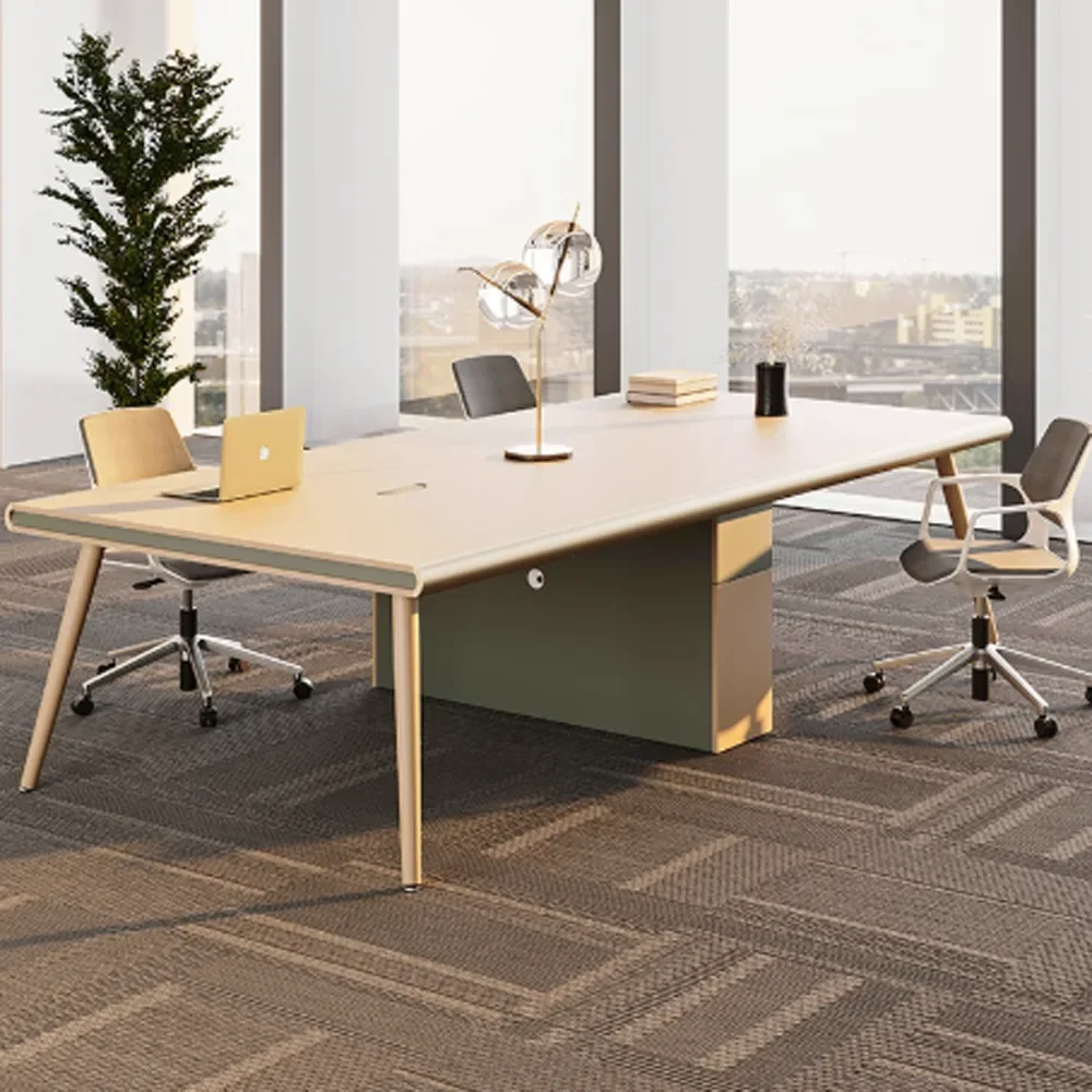 High-rise Minimal Office Conference Table - Maoters