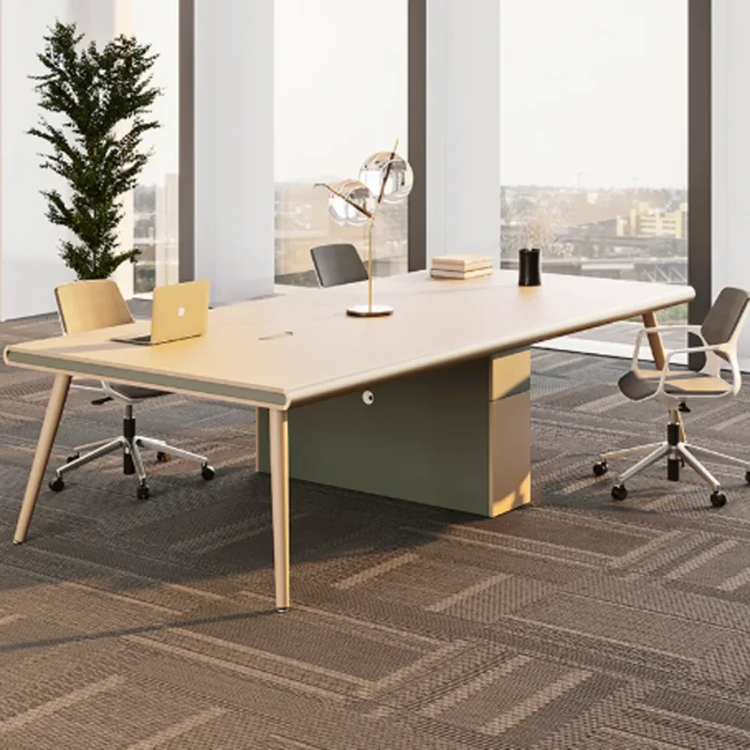 High-rise Minimal Office Conference Table - Maoters