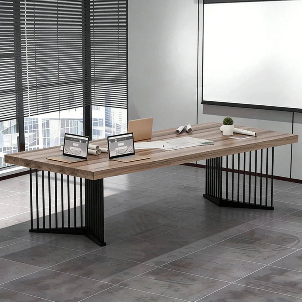 Modern Boardroom Sleek Conference Table - Maoters