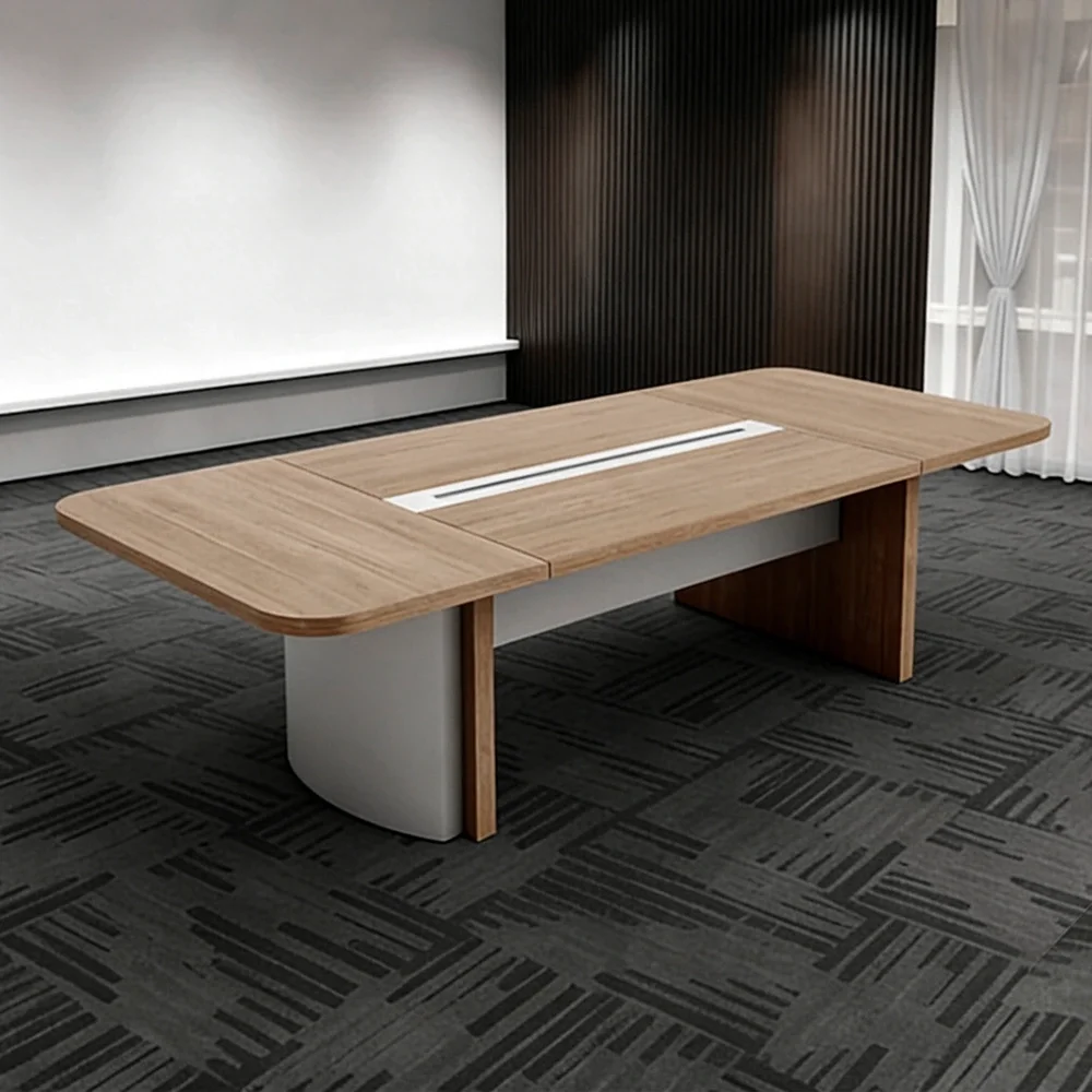 Modern Minimalist Conference Table Long Design