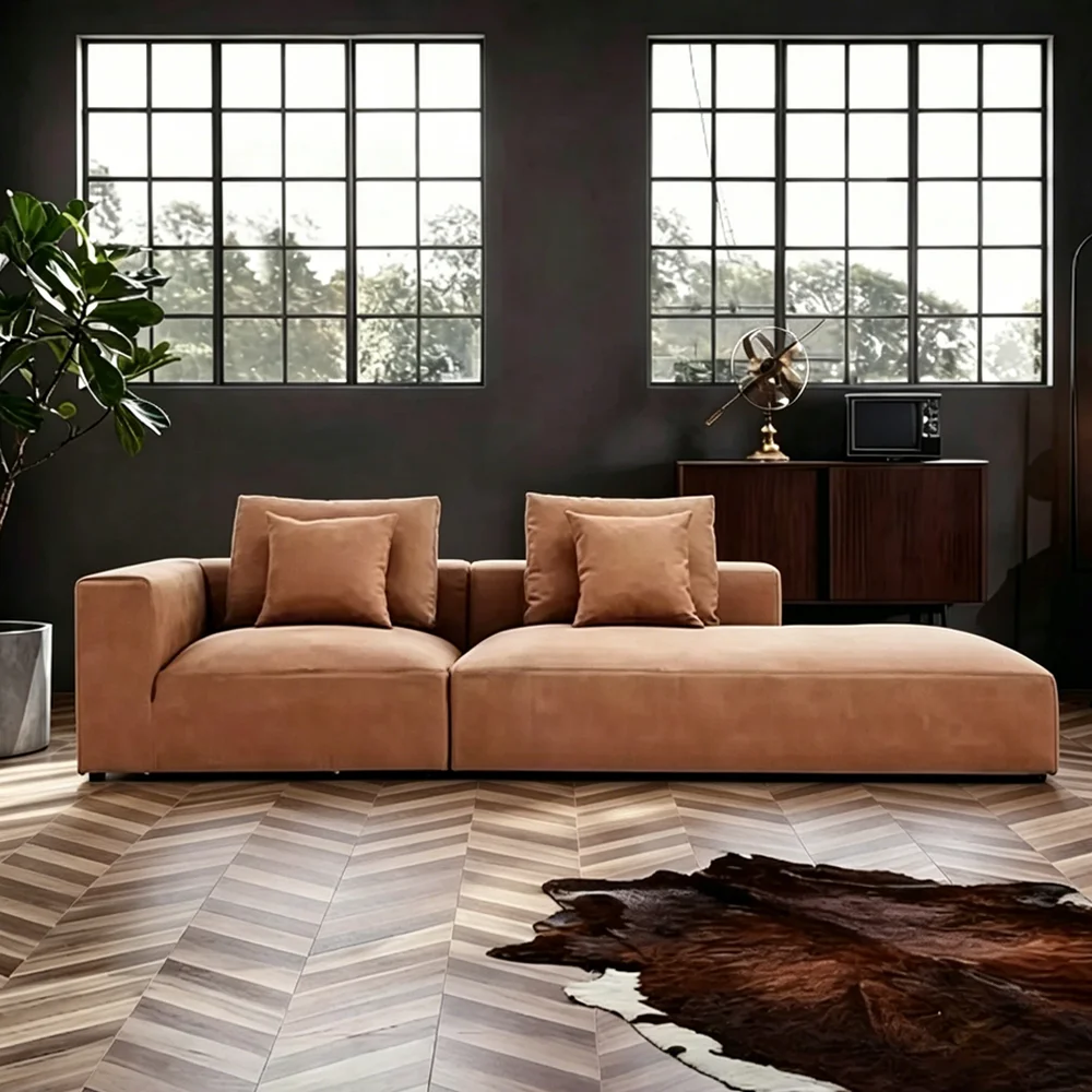 Oversized Deep Seat Soft Lounge Sofa - Maoters