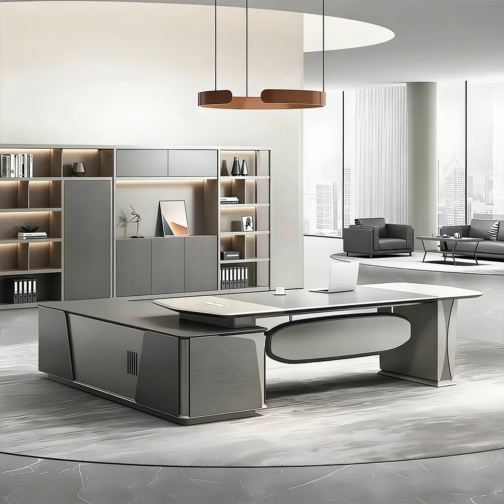 Modern Luxury Banquette Office Desk - Maoters