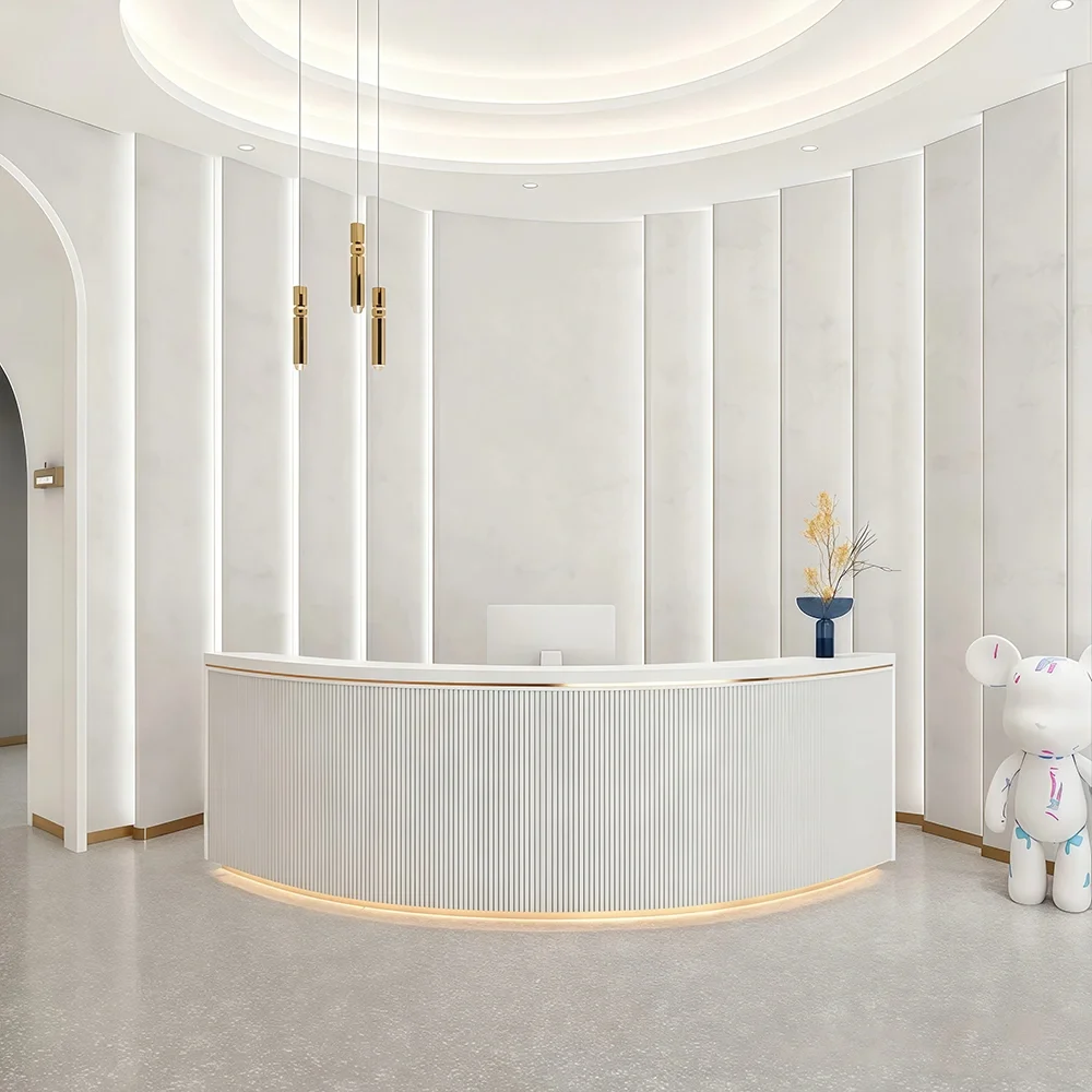 Simple Modern Curve Bar Reception Table - Maoters