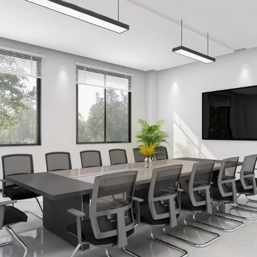 Modern Minimalist Rectangular Conference Table - Maoters