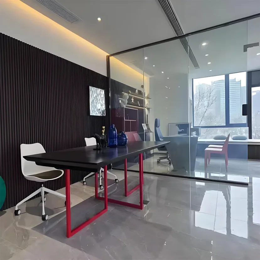 Modern Studio Sleek Black Conference Table - Maoters
