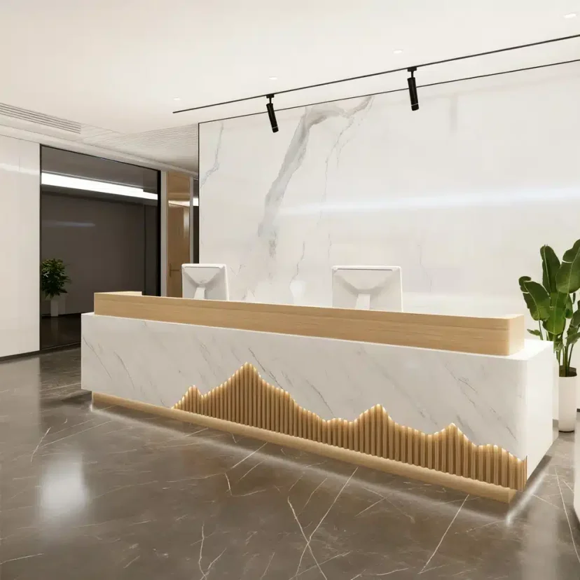 Professional Reception Desk – Office& Hotel Lobby Counter