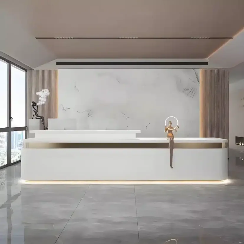 Simple Modern High-end Front Desk Reception