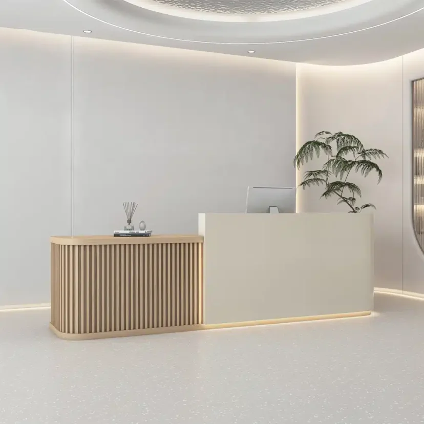 Curved Reception Counters For Stores & Offices