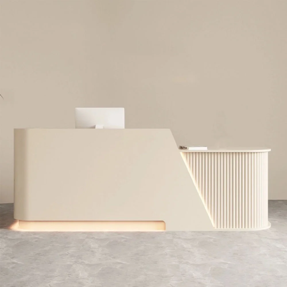 Minimal Desk with Vertical Slats - Maoters