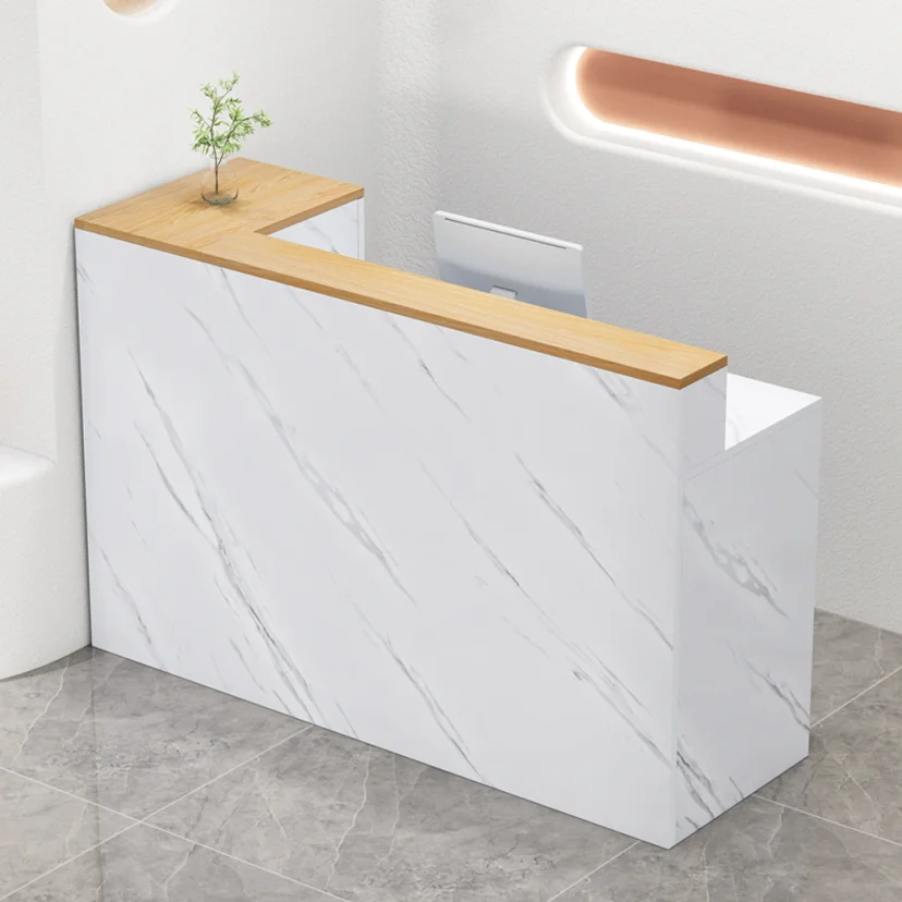 Double-Tier Reception Desk - Maoters
