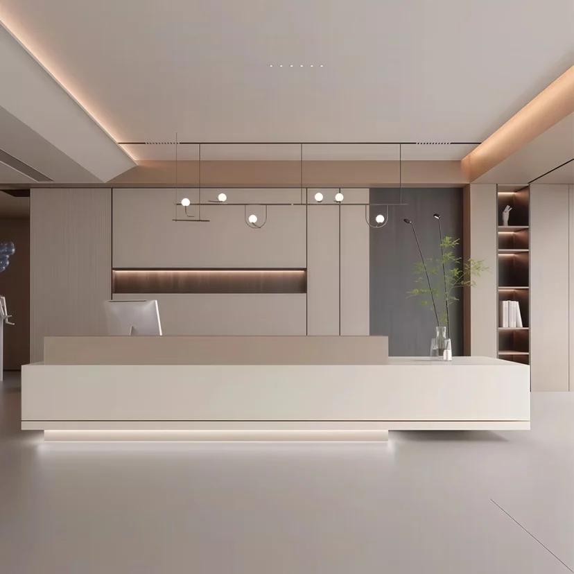 Modern Minimalist Business Reception Desk - Maoters