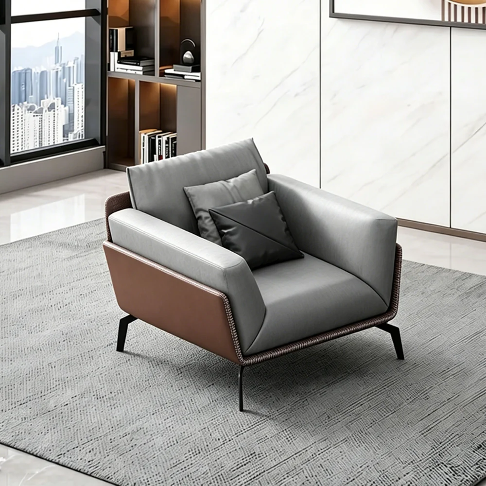 Simple Business Leather Sofa – Maoters