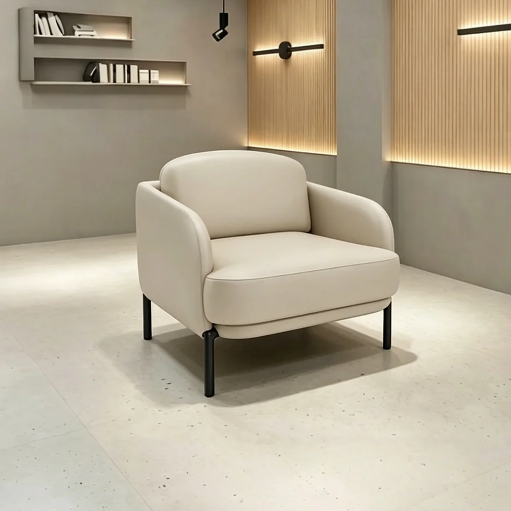 Modern Minimal Leather Sofa - Maoters