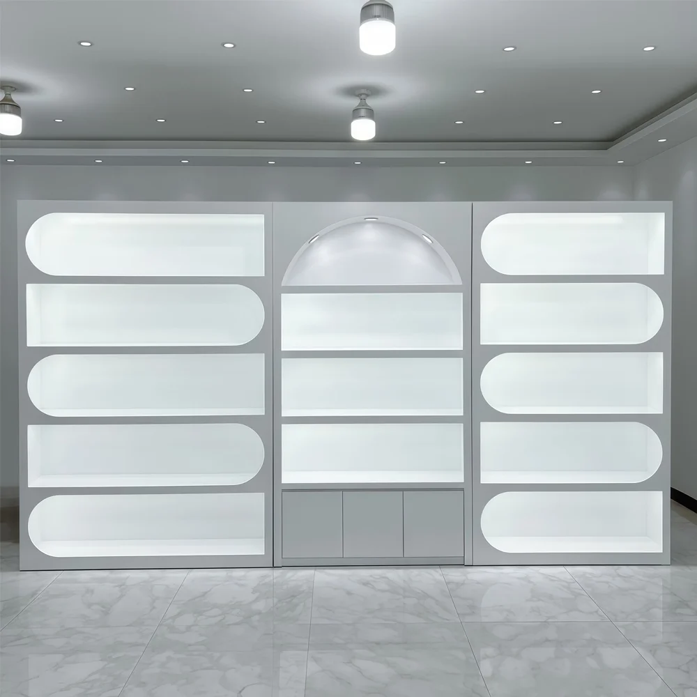Luxury Salon Display Cabinet For Retail