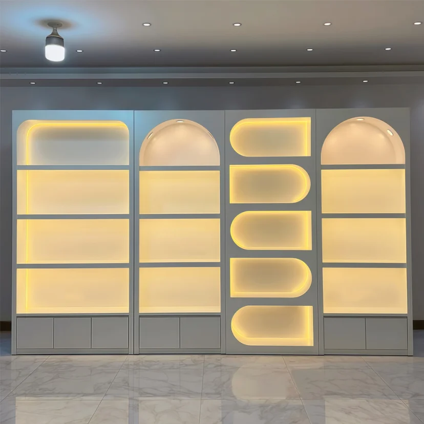Salon Cosmetic Display Cabinet for Beauty Products