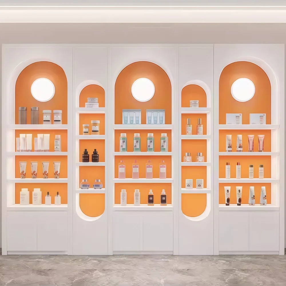 Premium Skincare Display Cabinet with LED Lights
