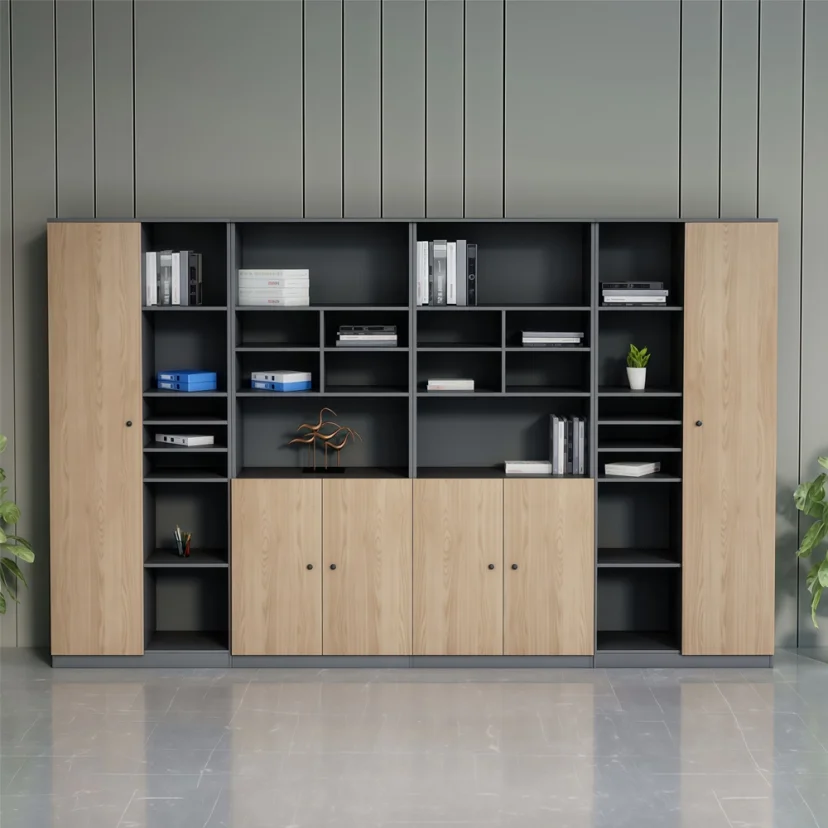 Open Grid File Cabinet for Office Display - Maoters