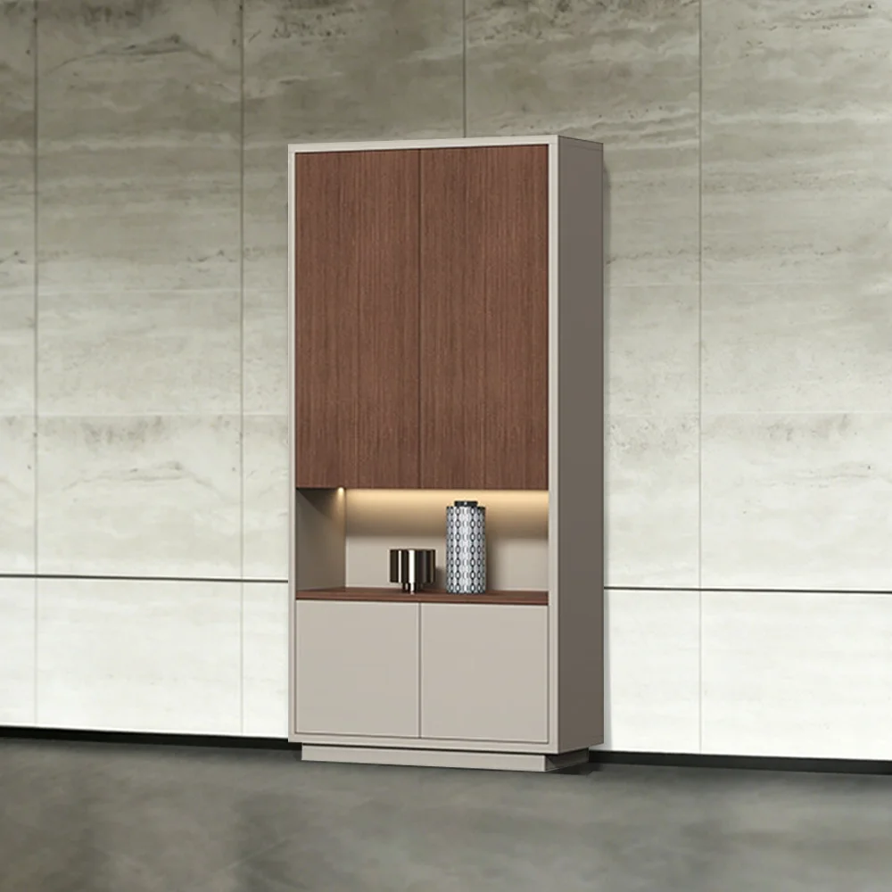 Wood Panel File Cabinet for Workplace - Maoters