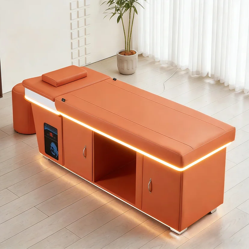 Modern Salon Water Circulation Shampoo Bed