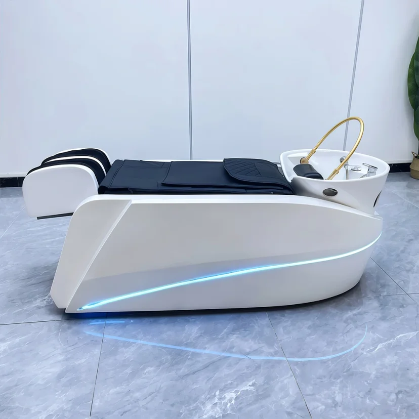 High-end intelligent electric massage shampoo bed