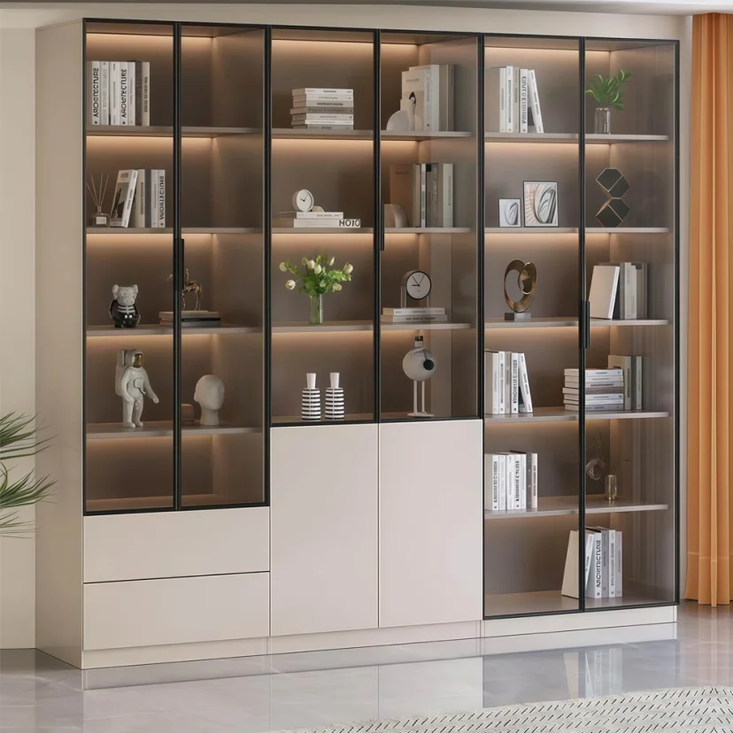 Modern Light Luxury Glass Display Cabinet
