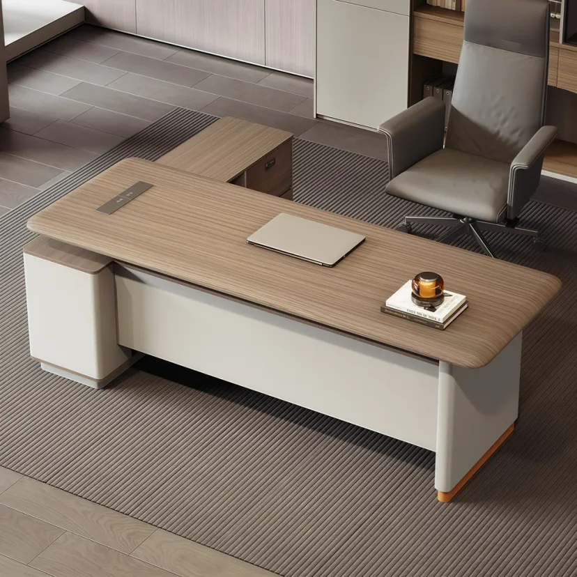 Office Rounded Edge Executive Desk - Maoters