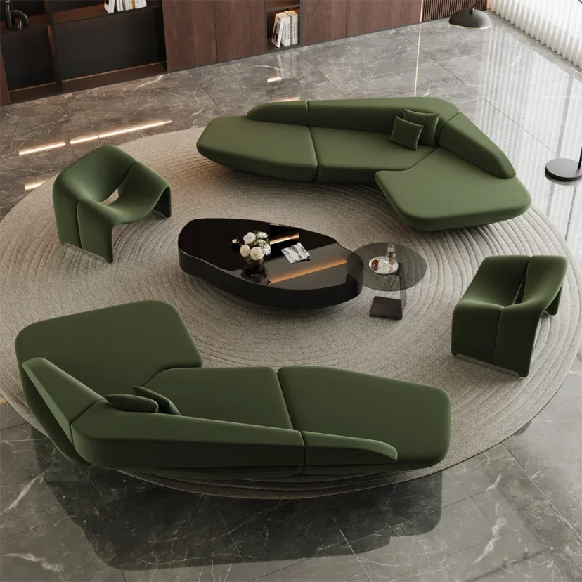 Exclusive Luxury Green Modular Sofa - Maoters