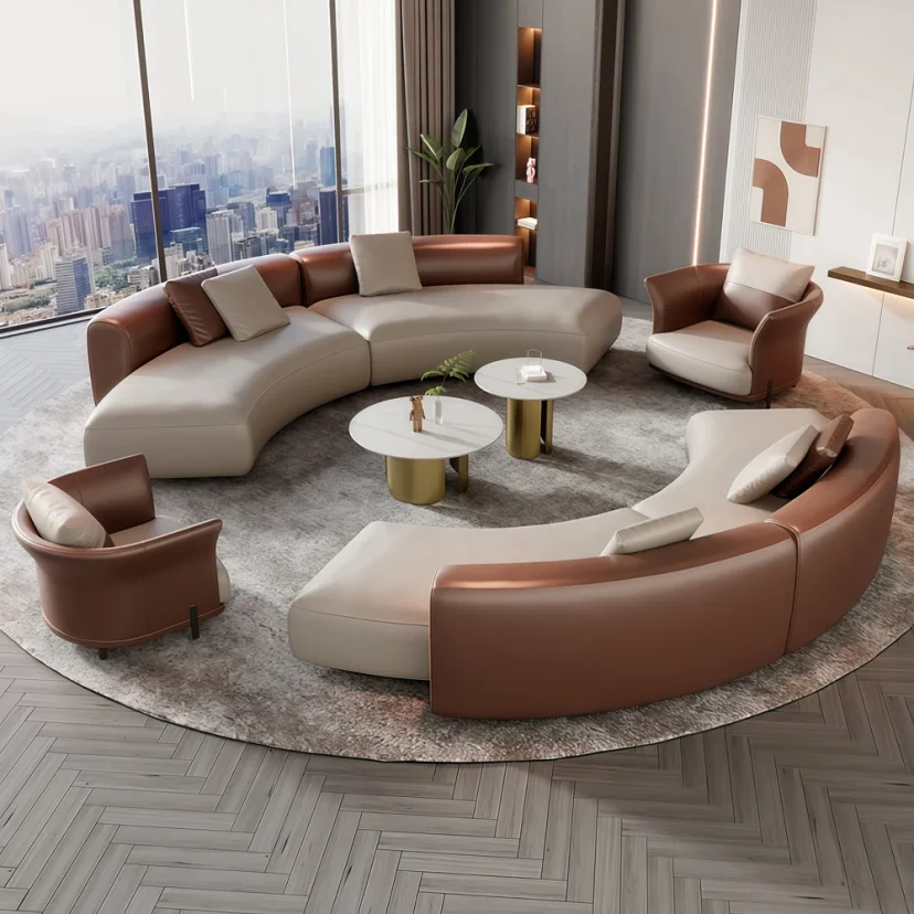 Curved Sofa for Commercial Lounge