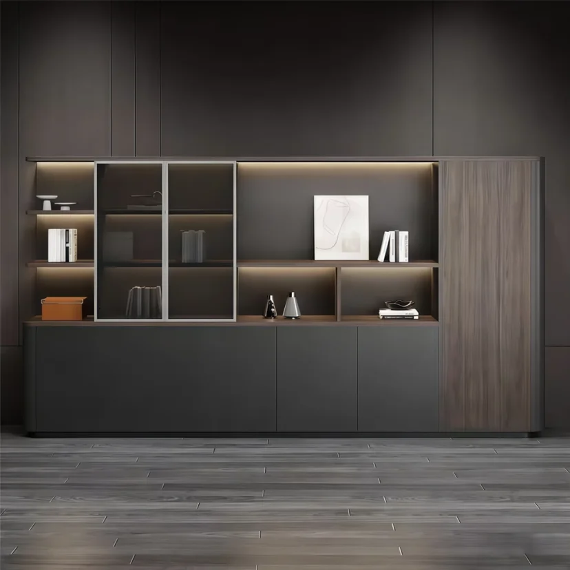Stylish Office Storage Cabinet Bookcase Divider