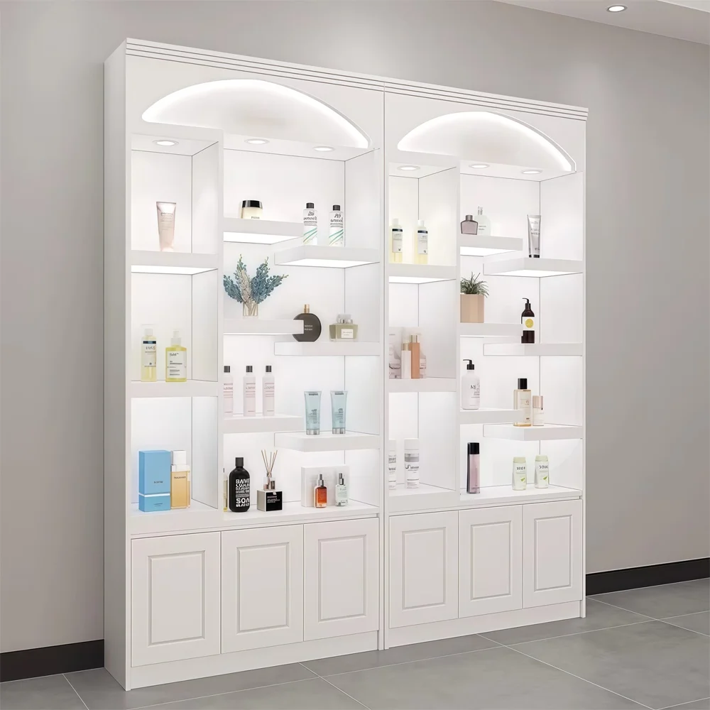 High-End Cosmetic Display Rack for Beauty Salon