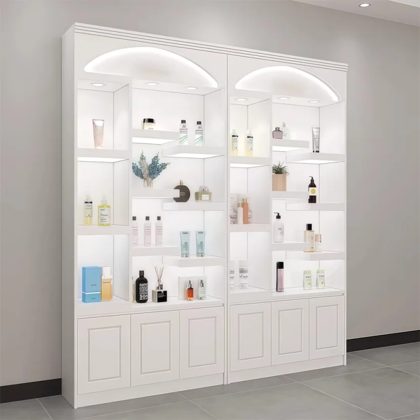 High-End Cosmetic Display Rack for Beauty Salon